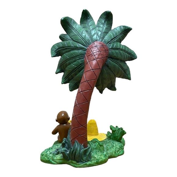 Curious George Palm Tree 7 Inch Clock HMCO Banana Clock Needs Battery - Picture 6 of 7